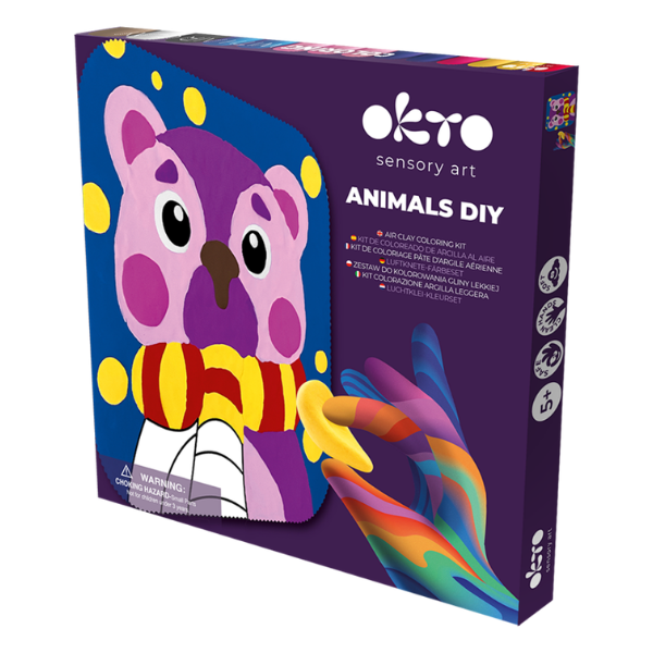 Tablou 3D pe numere din plastilină aerată Air Clay 24×24 cm – Ursuleț Tablou 3D pe numere din plastilină aerată Air Clay 24×24 cm – Ursuleț