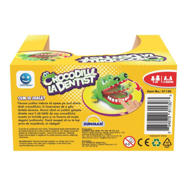 Joc interactiv „Crocodilul la dentist” Joc interactiv „Crocodilul la dentist”
