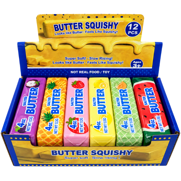 Антистресс игрушка «Сливочное масло», с ароматом сладкой выпечки, 14 см, в ассортименте Антистресс игрушка «Сливочное масло», с ароматом сладкой выпечки, 14 см, в ассортименте