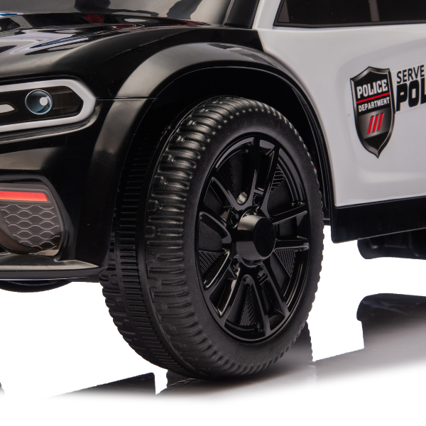 Tolocar „Police Ride-On Car” pentru copii, cu volan muzical Tolocar „Police Ride-On Car” pentru copii, cu volan muzical