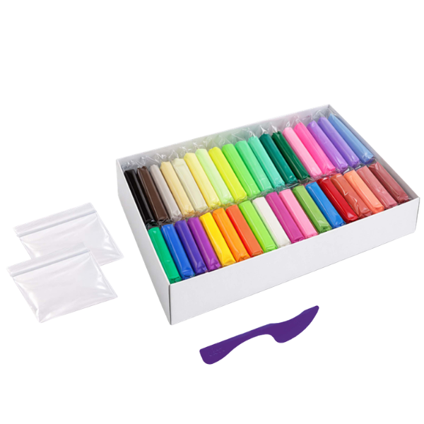 Set creativ cu plastilină aerată Air Clay OKTO, 36 buc × 6 g Set creativ cu plastilină aerată Air Clay OKTO, 36 buc × 6 g