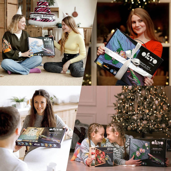 Tablou 3D cu plastilină aerată Air Clay 30×40 сm – Iriși Tablou 3D cu plastilină aerată Air Clay 30×40 сm – Iriși