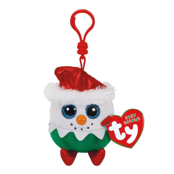 Breloc – Om de zăpadă Eggnog 8,5 cm (Beanie boos clip) Breloc – Om de zăpadă Eggnog 8,5 cm (Beanie boos clip)