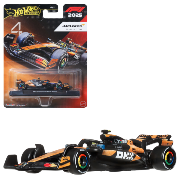 Hot Wheels 1:64 Mașinuță de colecție „Formula 1: McLaren#4” Hot Wheels 1:64 Mașinuță de colecție „Formula 1: McLaren#4”