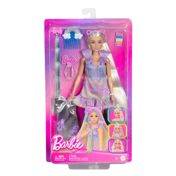 Păpușa Barbie „Fun & Fancy” cu accesorii pentru coafat Păpușa Barbie „Fun & Fancy” cu accesorii pentru coafat