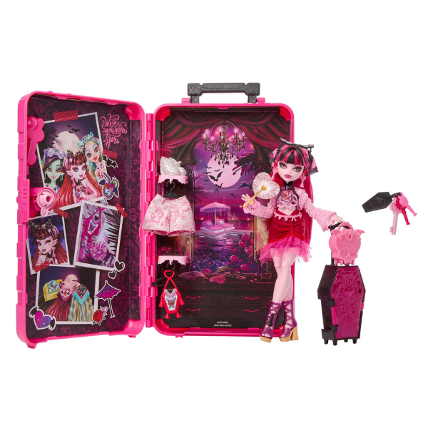 Set de joacă Monster High Skulltimate Secrets „Draculaura”, cu accesorii Set de joacă Monster High Skulltimate Secrets „Draculaura”, cu accesorii
