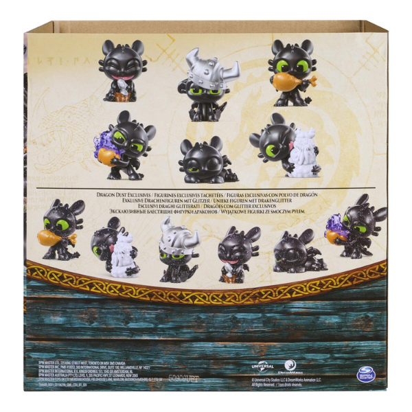 „Cum să-ți dresezi dragonul: Figurină surpriză Toothless”, 12 modele „Cum să-ți dresezi dragonul: Figurină surpriză Toothless”, 12 modele