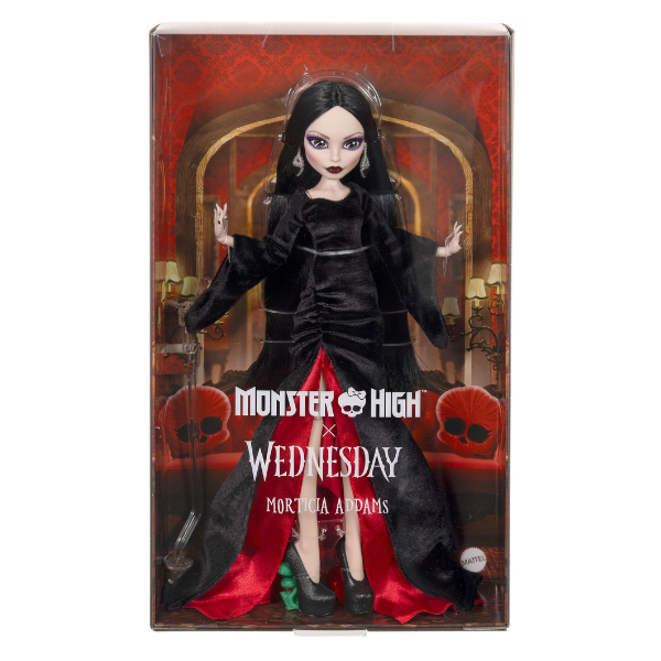 Игровой набор Monster High X Wednesday — Мортиша Аддамс Игровой набор Monster High X Wednesday — Мортиша Аддамс