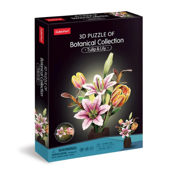 Puzzle 3D „Buchet de flori”, 120 piese Puzzle 3D „Buchet de flori”, 120 piese