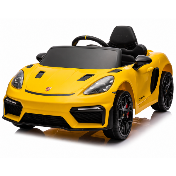 Машина Porsche 718 Spyder RS, Аккумулятор 12V/7Ah, 2 мотора 25W, EVA колеса, кожаное сидение Машина Porsche 718 Spyder RS, Аккумулятор 12V/7Ah, 2 мотора 25W, EVA колеса, кожаное сидение