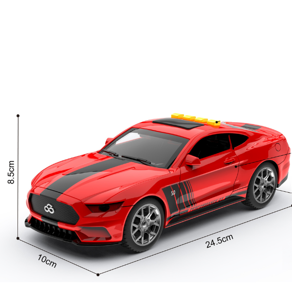 1:18 Mașină sport cu inerție (lumină / sunet) 1:18 Mașină sport cu inerție (lumină / sunet)