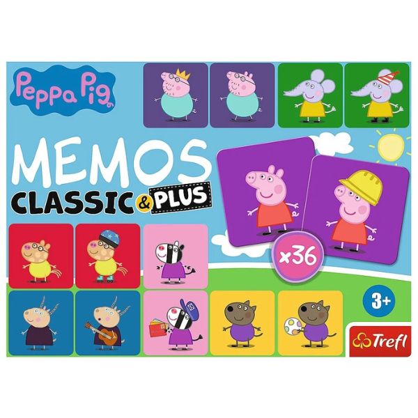 Jocul memos „Peppa Pig”, 36 elem. Jocul memos „Peppa Pig”, 36 elem.