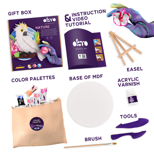 Set creativ DIY cu plastilină aerată Air Clay „Cacadu” Set creativ DIY cu plastilină aerată Air Clay „Cacadu”