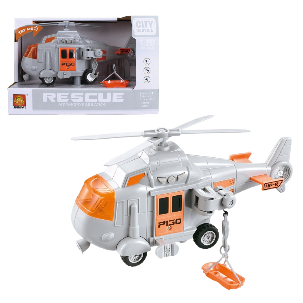 1:20 Elicopter cu fricțiune (lumini /sunete) 1:20 Elicopter cu fricțiune (lumini /sunete)