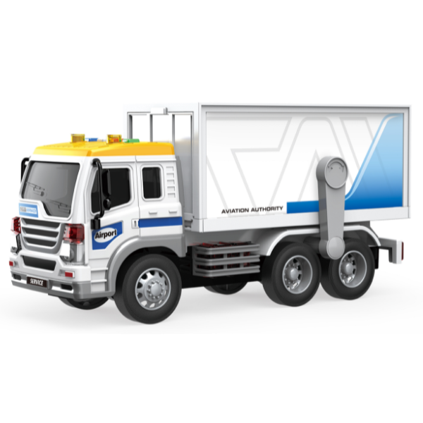 1:16 Vehicul de serviciu aeroportuar cu fricțiune (lumini /sunete) 1:16 Vehicul de serviciu aeroportuar cu fricțiune (lumini /sunete)