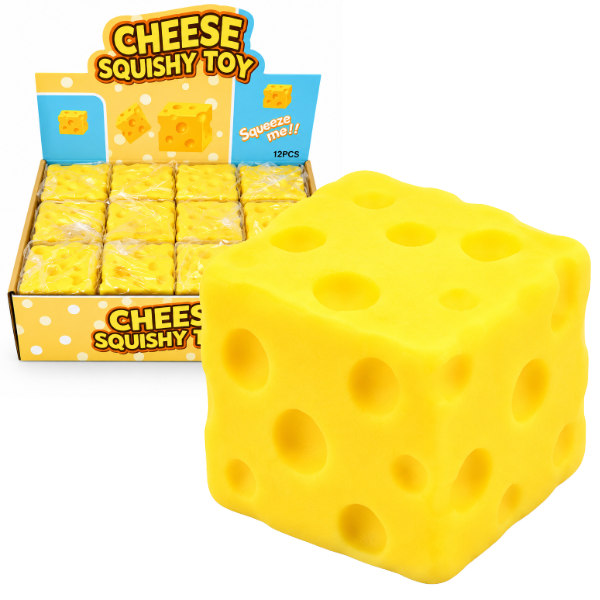 Игрушка-антистресс «Сыр» с ароматом сладкой выпечки, 7 × 7 × 7 см Игрушка-антистресс «Сыр» с ароматом сладкой выпечки, 7 × 7 × 7 см