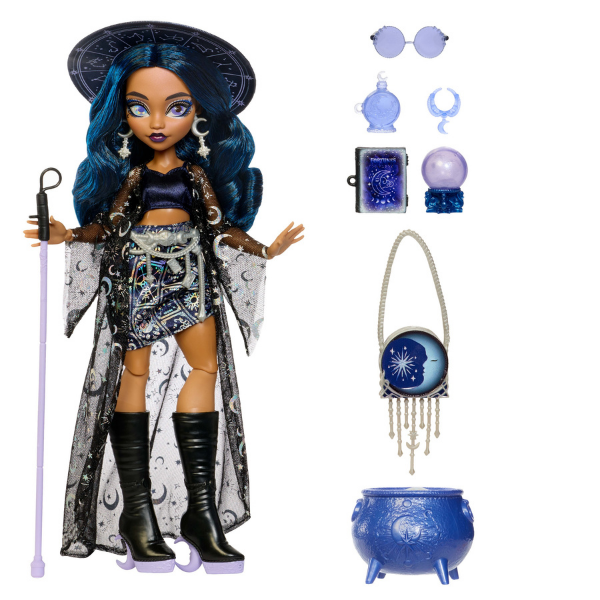 Set de joacă Monster High Moonspell Magic „Claire de Luna” cu accesorii Set de joacă Monster High Moonspell Magic „Claire de Luna” cu accesorii
