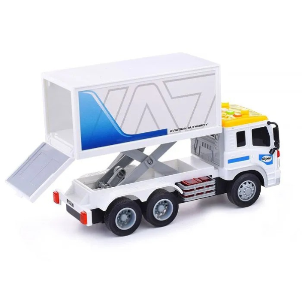1:16 Vehicul de serviciu aeroportuar cu fricțiune (lumini /sunete) 1:16 Vehicul de serviciu aeroportuar cu fricțiune (lumini /sunete)