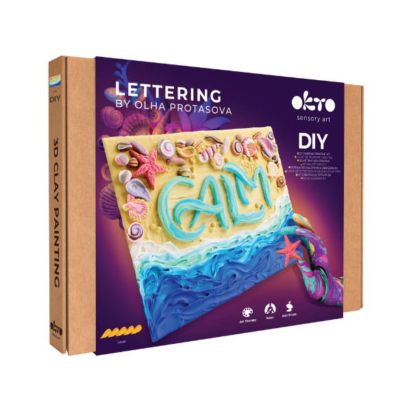 Tablou 3D cu plastilină aerată Air Clay 30×40 сm – CALM Tablou 3D cu plastilină aerată Air Clay 30×40 сm – CALM