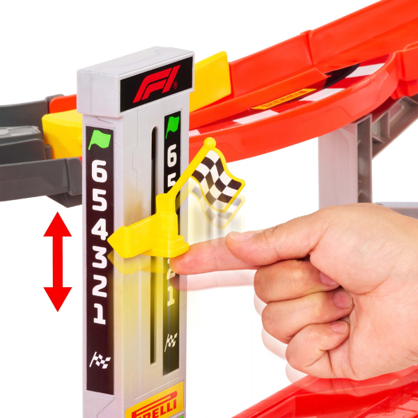 Pistă de curse „Circuit de viteză Formula 1” Hot Wheels Racing, 3 mașinuțe 1:64 Pistă de curse „Circuit de viteză Formula 1” Hot Wheels Racing, 3 mașinuțe 1:64