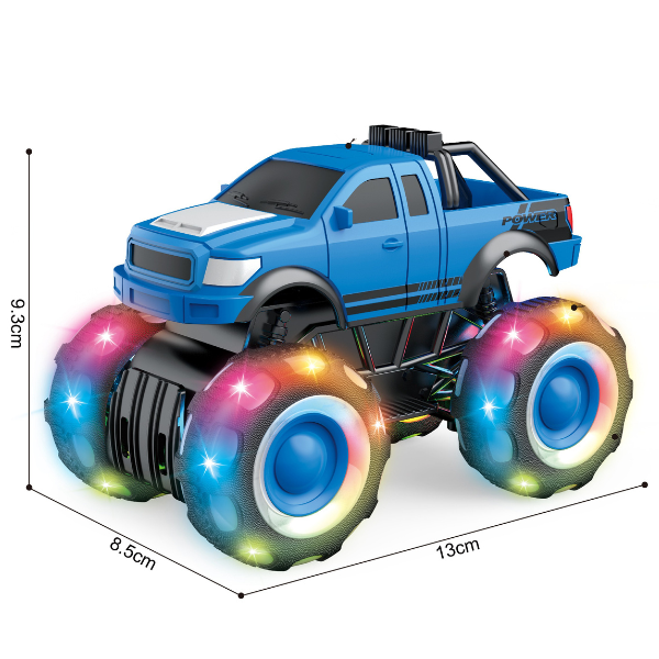 1:32 Monster Truck cu inerție (lumină/sunet), albastru 1:32 Monster Truck cu inerție (lumină/sunet), albastru