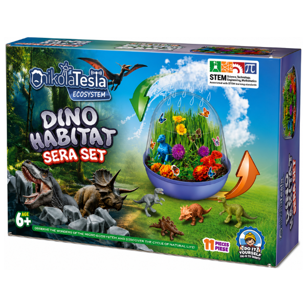 DIY Set educațional „Habitat de Dinozauri” Nikola Tesla DIY Set educațional „Habitat de Dinozauri” Nikola Tesla