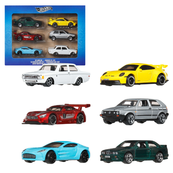 Набор из 6 машинок Hot Wheels «Silver Series» 1:64 Набор из 6 машинок Hot Wheels «Silver Series» 1:64