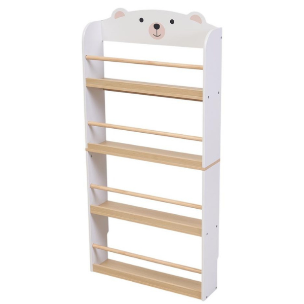 Raft de perete pentru depozitare cărți și jucării „Bear”, U-grow Raft de perete pentru depozitare cărți și jucării „Bear”, U-grow