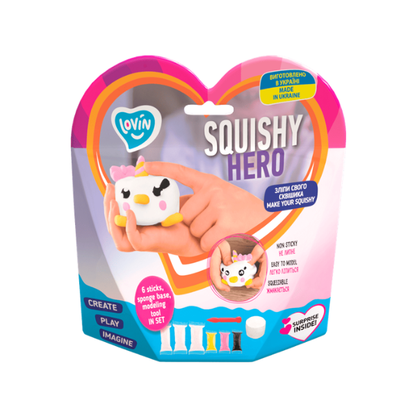 Set de plastilină aerată Air Clay „Squishy: Unicorn”, 6 buc. a câte 5 g. Set de plastilină aerată Air Clay „Squishy: Unicorn”, 6 buc. a câte 5 g.