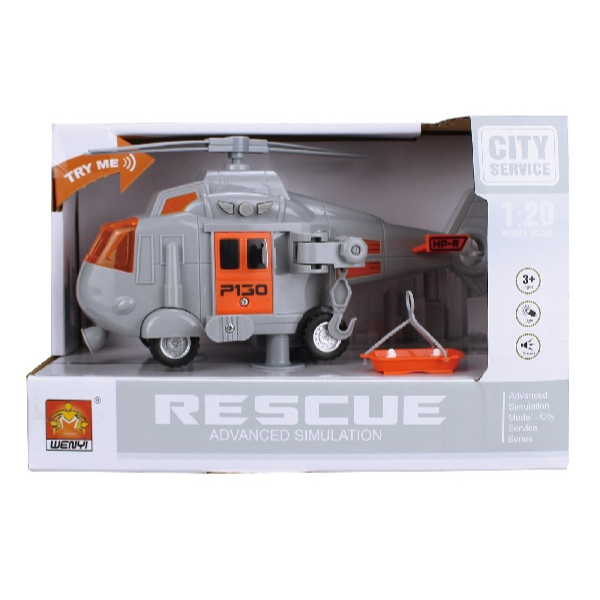 1:20 Elicopter cu fricțiune (lumini /sunete) 1:20 Elicopter cu fricțiune (lumini /sunete)