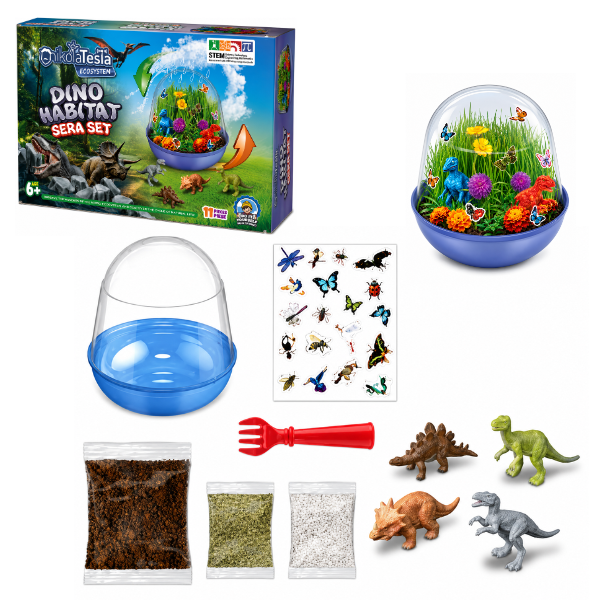 DIY Set educațional „Habitat de Dinozauri” Nikola Tesla DIY Set educațional „Habitat de Dinozauri” Nikola Tesla