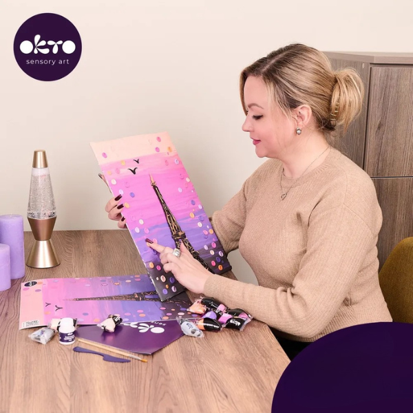 Tablou 3D cu plastilină aerată Air Clay 30×40 сm – Paris Tablou 3D cu plastilină aerată Air Clay 30×40 сm – Paris