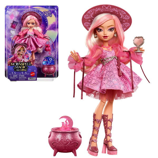 Set de joacă Monster High Moonspell Magic „Carina Song” cu accesorii Set de joacă Monster High Moonspell Magic „Carina Song” cu accesorii