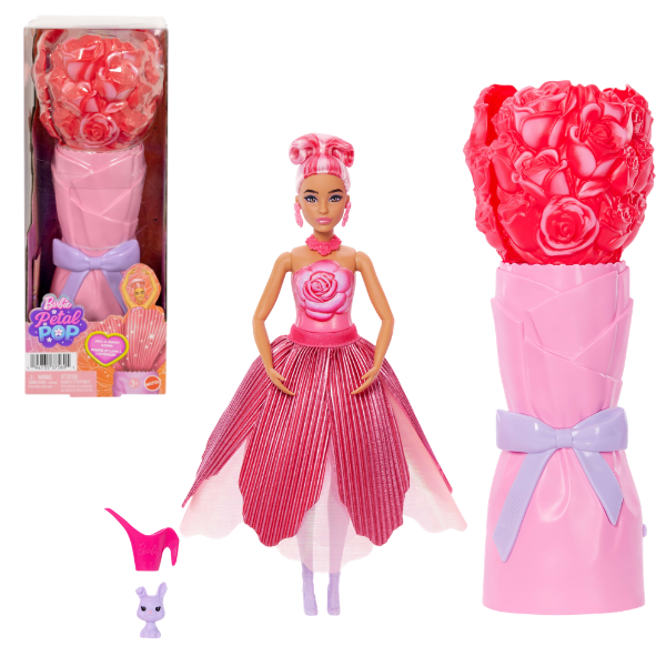 Кукла Barbie Petal Pop с ароматом красной розы Кукла Barbie Petal Pop с ароматом красной розы