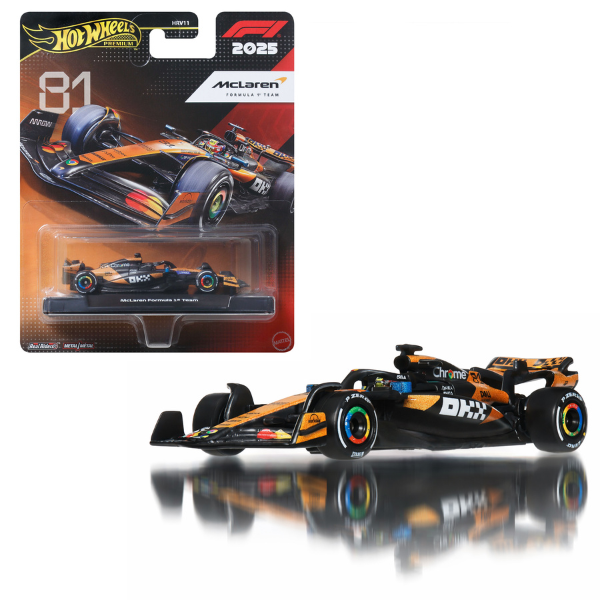 Hot Wheels 1:64 Mașinuță de colecție „Formula 1: McLaren #81” Hot Wheels 1:64 Mașinuță de colecție „Formula 1: McLaren #81”
