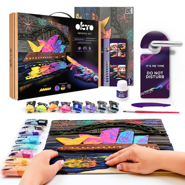 Tablou 3D cu plastilină aerată Air Clay 30×40 сm – Sydney Opera House