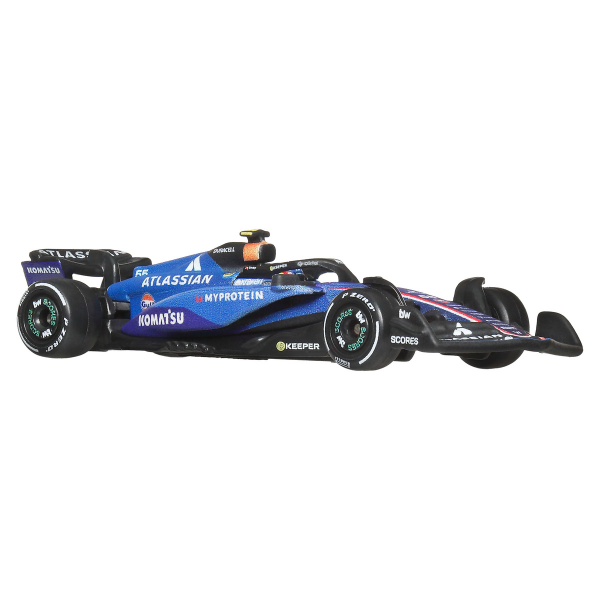 Hot Wheels Premium Formula 1 Atlassian Williams Racing #23 Vehicle, 1:64 Hot Wheels Premium Formula 1 Atlassian Williams Racing #23 Vehicle, 1:64