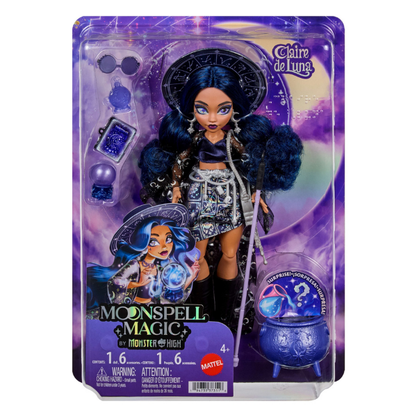 Set de joacă Monster High Moonspell Magic „Claire de Luna” cu accesorii Set de joacă Monster High Moonspell Magic „Claire de Luna” cu accesorii