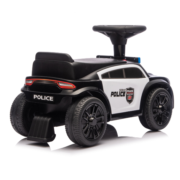 Tolocar „Police Ride-On Car” pentru copii, cu volan muzical Tolocar „Police Ride-On Car” pentru copii, cu volan muzical