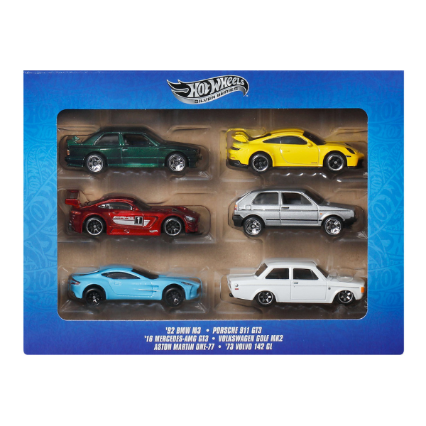 Набор из 6 машинок Hot Wheels «Silver Series» 1:64 Набор из 6 машинок Hot Wheels «Silver Series» 1:64