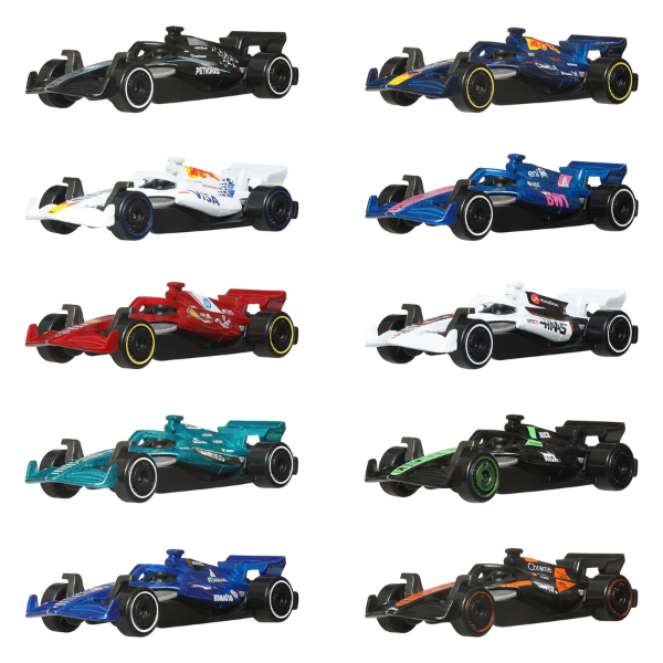1:64 Набор машинок Formula 1 Hot Wheels, 10 шт. 1:64 Набор машинок Formula 1 Hot Wheels, 10 шт.