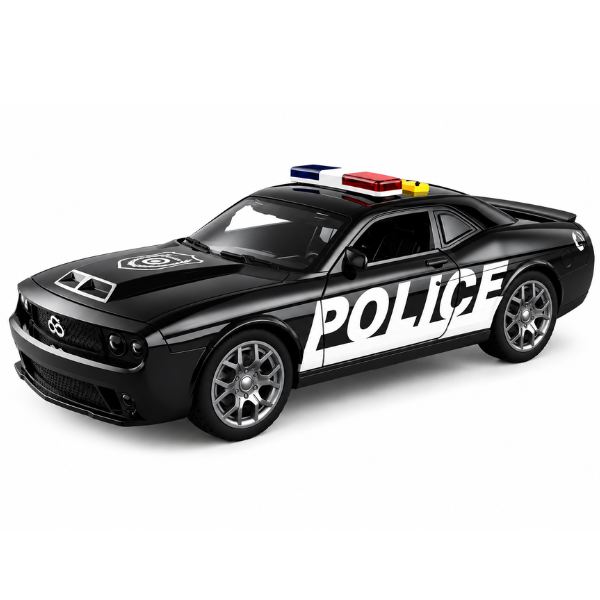 Mașină de poliție 1:18 (lumină / sunet) Mașină de poliție 1:18 (lumină / sunet)