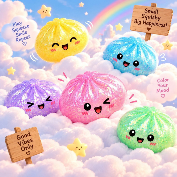 Игрушка-антистресс Squishy «Dumpling» Flippy Sugar Edition, 16×16 см Игрушка-антистресс Squishy «Dumpling» Flippy Sugar Edition, 16×16 см