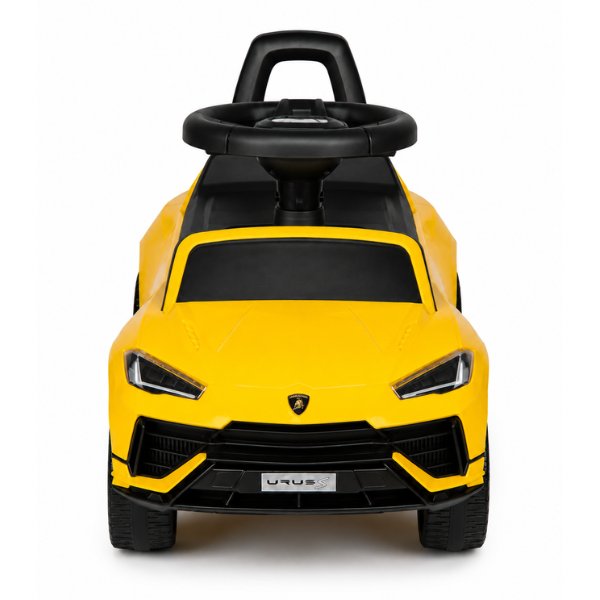 Tolocar „Lamborghini Urus S” pentru copii, cu volan muzical, Galbenă Tolocar „Lamborghini Urus S” pentru copii, cu volan muzical, Galbenă