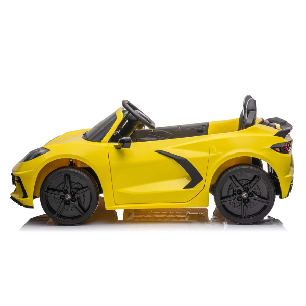 Машина Corvette C8, Аккумулятор 12V10AH, 2 мотора 90W, EVA колеса, кожаные сидения Машина Corvette C8, Аккумулятор 12V10AH, 2 мотора 90W, EVA колеса, кожаные сидения