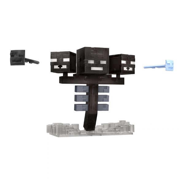 Figurină interactivă „Wither” Minecraft, lumini, sunete și 2 accesorii cu lansare Figurină interactivă „Wither” Minecraft, lumini, sunete și 2 accesorii cu lansare