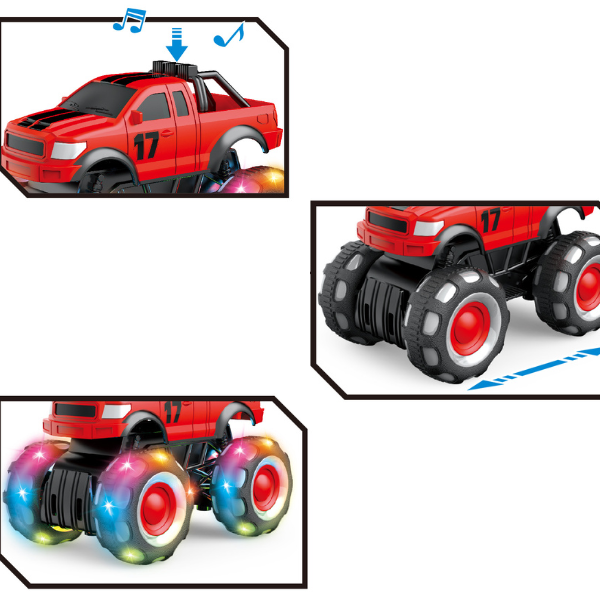 1:32 Monster Truck cu inerție (lumină/sunet) 1:32 Monster Truck cu inerție (lumină/sunet)