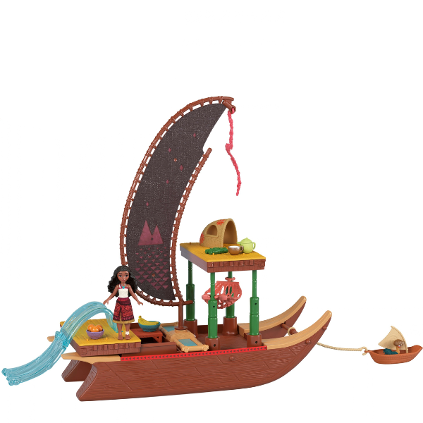 Set de joacă Disney „Moana 2” Canoe de aventură cu păpușă și accesorii Set de joacă Disney „Moana 2” Canoe de aventură cu păpușă și accesorii