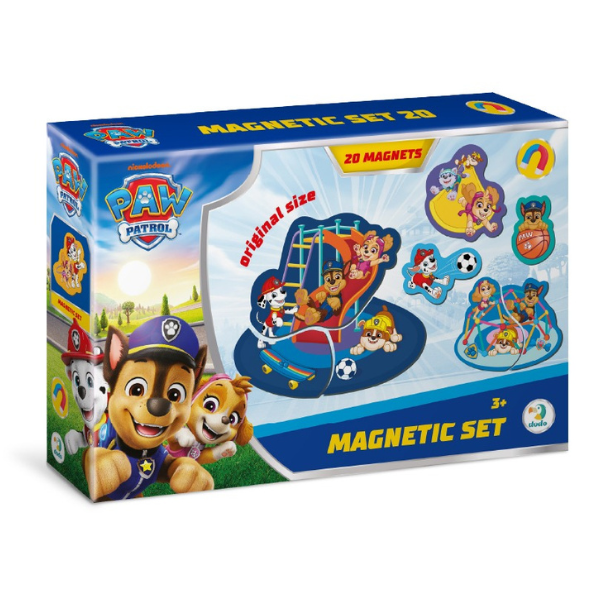 Set magneți „Teren de joacă”, seria Patrula cățelușilor, 20 elem. Set magneți „Teren de joacă”, seria Patrula cățelușilor, 20 elem.