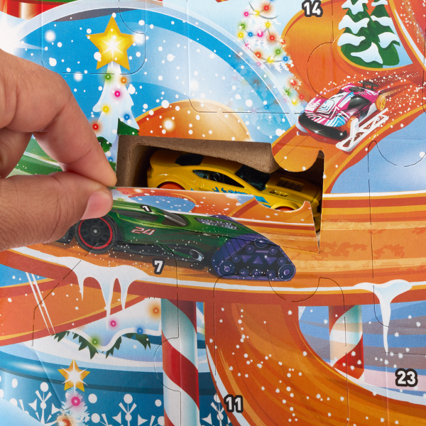 Calendarul Advent Hot Wheels Calendarul Advent Hot Wheels